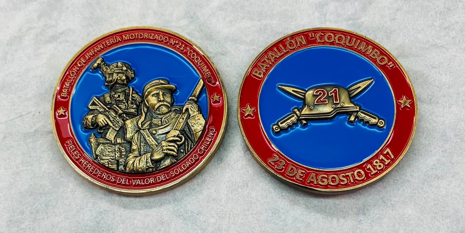 Moneda Regimiento Nº21 «Coquimbo»